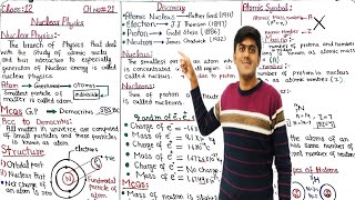 Introduction of Atomic nucleus Class 12 Nuclear Physics chapter 21 Isotopes  Isobars and isotones [upl. by Scholz]