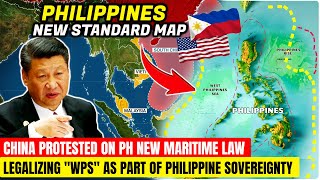 China Protested on PH Law Legalizing West Philippine Sea as part of Philippine Sovereignty [upl. by Scharff]