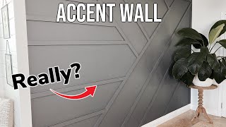 How to Make an Accent Wall in Rental Home [upl. by Haney]