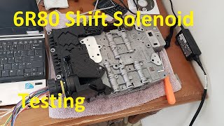 6R80 Shift Solenoid PWM Testing [upl. by Azarria]