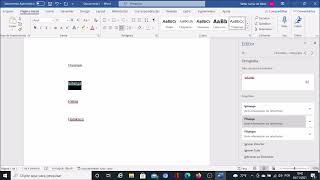 Microsoft Word com o NVDA Atualização do corretor ortográfico do pacote Office 365 em 2021 [upl. by Filberte861]