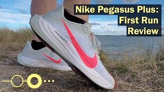 Nike Pegasus Plus First Run Review [upl. by Siseneg]