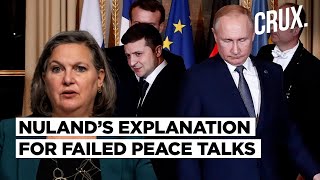 Victoria Nuland Reveals Why US Didn’t Back Ukraine Peace Talks Says Putin’s War Objective “Failed” [upl. by Lleze]