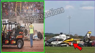 Prayers🙏 Shane Nolan AIRLIFTED to Hospital After Lernerville Speedway CRASHGeibelFest [upl. by Grimbal]