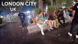 London at night  Leicester Square  Nightlife experience in London England United Kingdom [upl. by Amluz]