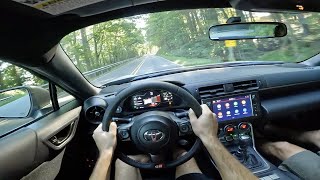 2023 Toyota GR86 Manual POV Mountain Drive amp Exhaust [upl. by Stutsman]