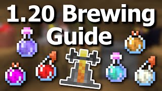 The Ultimate Minecraft 120 Potion Brewing Guide  How to make all Potions Auto Brewer and More [upl. by Lyrahs]