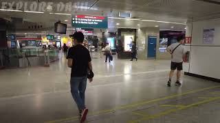 【4K WALKING】Dhoby Ghaut Yellow Line to Red Line [upl. by Tripp791]