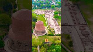 Sarnath 2700 Years Old History of Varanasi  Cinematic Aerial view of Sarnath Varanasi  Drone SRJ [upl. by Johnny]