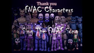 All FNAC Characters Sing The FNAF Song [upl. by Lisbeth]