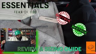 Fear of God Essentials SS22 REVIEW amp SIZING GUIDE 🚨 [upl. by Telford]