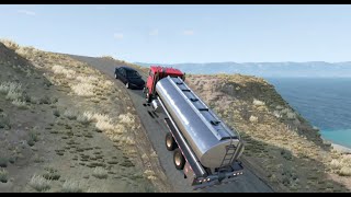 truck driver traversing the steep incline of Beamng Drive [upl. by Sherry414]