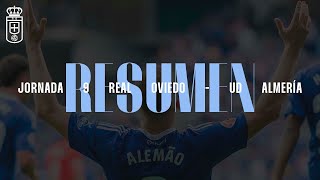 Resumen Real Oviedo  UD Almería Jornada 9 20242025 [upl. by Gnim]