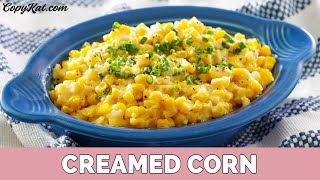 How to Make Creamed Corn [upl. by Annabal]