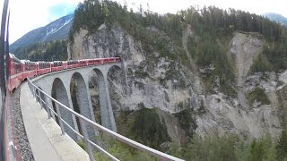 Bernina Express Chur Tirano  4K Seitenkameras  TopOftv [upl. by Eirruc942]