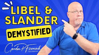 How do you avoid getting sued for libel or slander [upl. by Ynnav]