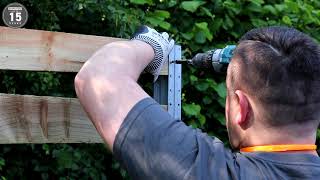 How to install DuraPost® with Feather Edge Fencing [upl. by Isoj]