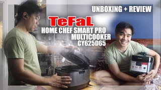 UNBOXING  PRODUCT REVIEW Tefal Home Chef Smart Pro Multicooker CY625D65 [upl. by Teloiv644]