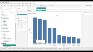 Tableau Tutorial for Beginners 16  How to Create and Use Parameters in Tableau [upl. by Amir]