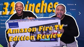 BestBuy Insignia  32quot LED HD Smart Fire TV EDITION UNBOXING AND REVIEW  Is it Worth it [upl. by Dygal]