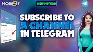 How to Subscribe to a Channel in Telegram 2024  Skill Wave [upl. by Ynaffat]