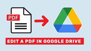 How to Edit a PDF in Google Drive [upl. by Kerwin267]