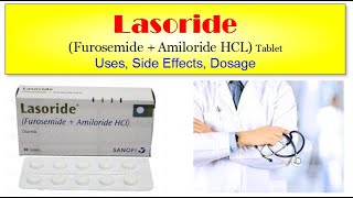 Lasoride Tablet Uses in Urdu  Furosemide and Amiloride Tablet Used For  Diuretics [upl. by Ellener953]