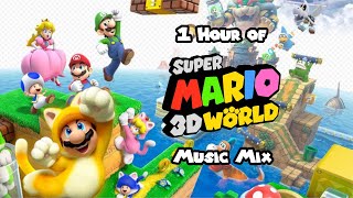 SUPER MARIO 3D WORLD 😺 Music Compilation [upl. by Nosnhoj]