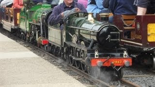 Stapleford Miniature Railway steam rally 08062013 [upl. by Idihc]