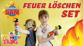 Feuerwehrmann Sam SET für Kinder  Feuerlöscher  Wasserspielzeuge [upl. by Jaylene]