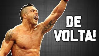 VITOR BELFORT ESTÁ DE VOLTA AO MMA [upl. by Yrebmik677]