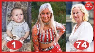 Agnetha Faltskog ⭐ABBA⭐ Transformation From 1 To 74 Years Old [upl. by Eciuqram969]