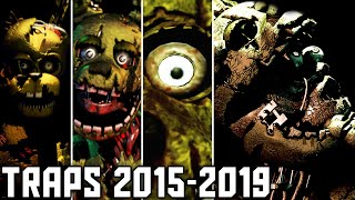 Evolution of Springtrap in FNAF 20152019 [upl. by Amekahs]