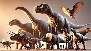 Largest Dinosaur Size Comparison 3D [upl. by Wunder]