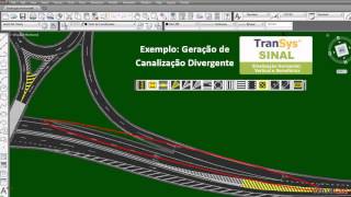 TranSys  Aplicativo para Projetos Viários em AutoCAD e MicroStation [upl. by Stclair]