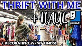 FINALLY FOUND ONE THRIFTING IN GOODWILL  COME THRIFT WITH ME amp SEE MY STYLED THRIFT HAUL [upl. by Esojnauj]