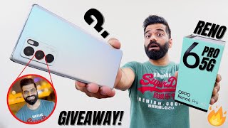 Oppo Reno 6 Pro 5G Unboxing amp First Look  Dimensity 1200  90Hz AMOLED  64MP  GIVEAWAY🔥🔥🔥 [upl. by Lenna371]