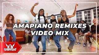 2024 Best Amapiano Popular Remixes Video Clean DJ Shinski  Rihanna Burna Boy Sean Paul [upl. by Dlorej803]