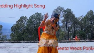 Wedding Highlight Song 2024 Madhana Geeta Weds Pankaj tony kakkar neha kakkar sonu kakkar [upl. by Adnarem]