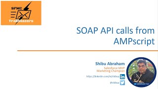 SFMC APIs  SOAP API Calls from AMPscript [upl. by Garibald924]