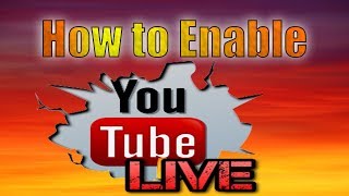 How to Enable live streaming on youtube channel [upl. by Fechter]