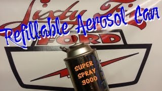 Make a Refillable Aerosol Spray Paint Can [upl. by Mateo]