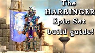 Titan Quest Universe The HARBINGER full Epic SET Build guide [upl. by Oidale]