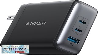 Anker 100W USB C Charger Block GaN II 3 Port Fast Compact Review [upl. by Schwitzer]