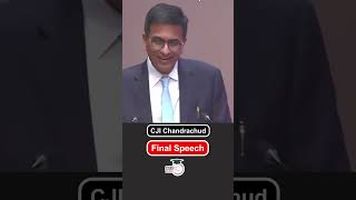 Emotional Farewell CJI Chandrachuds Heartfelt Words  Chief Justice of India [upl. by Vidal]