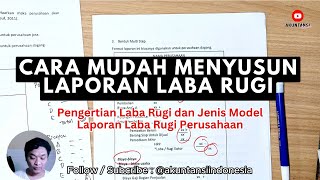 Cara Membuat Laporan Laba Rugi Perusahaan beserta pengertiannya [upl. by Drye]