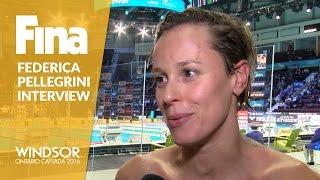 Federica Pellegrini  Winner of Womens 200m Freestyle  Windsor 2016 [upl. by Mistrot828]