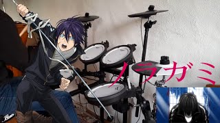 Noragami Aragoto OP 「Kyouran Hey Kids」 THE ORAL CIGARETTES  Drum Cover [upl. by Askari]