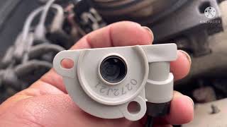 1995 gmc 1500 throttle position sensor replacement [upl. by Nothgierc645]