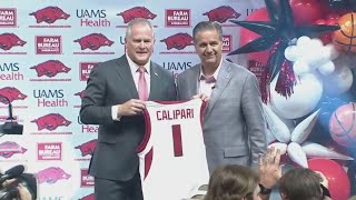 Fans welcome John Calipari as Razorback head coach [upl. by Reggis]